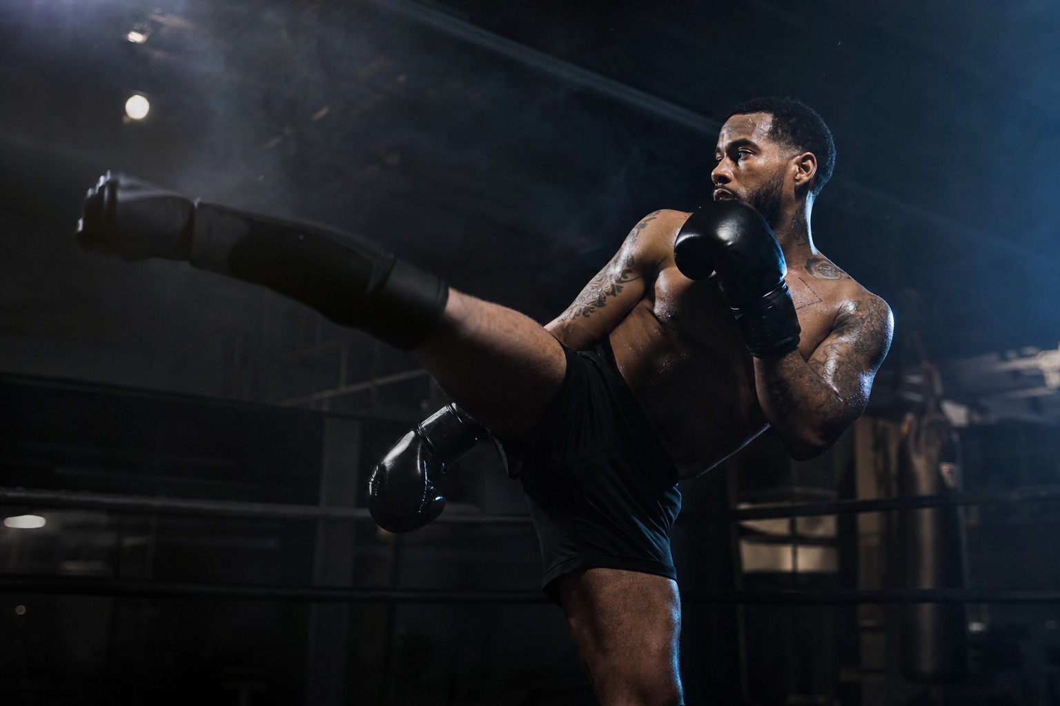 Dem Diesel training kickboxing